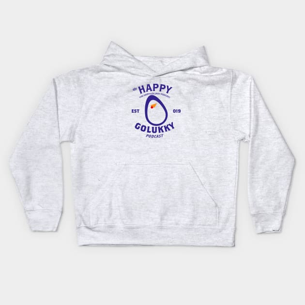 HappyGoLukky Main Kids Hoodie by The HappyGoLukky Podcast